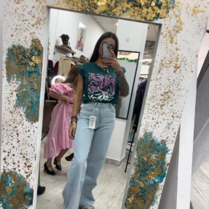 PANTALONES VAQUEROS WIDE LEG