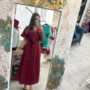 VESTIDO VINO